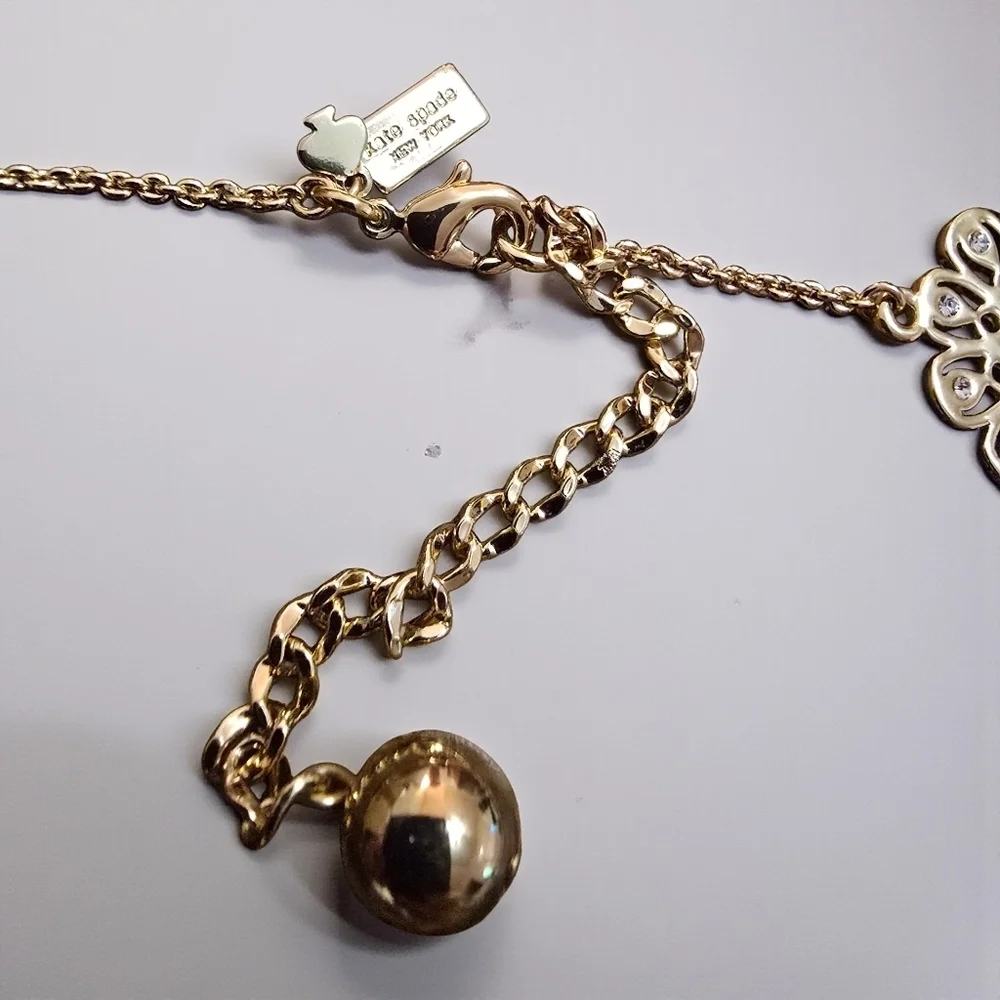Kate Spade Gold Floral Necklace